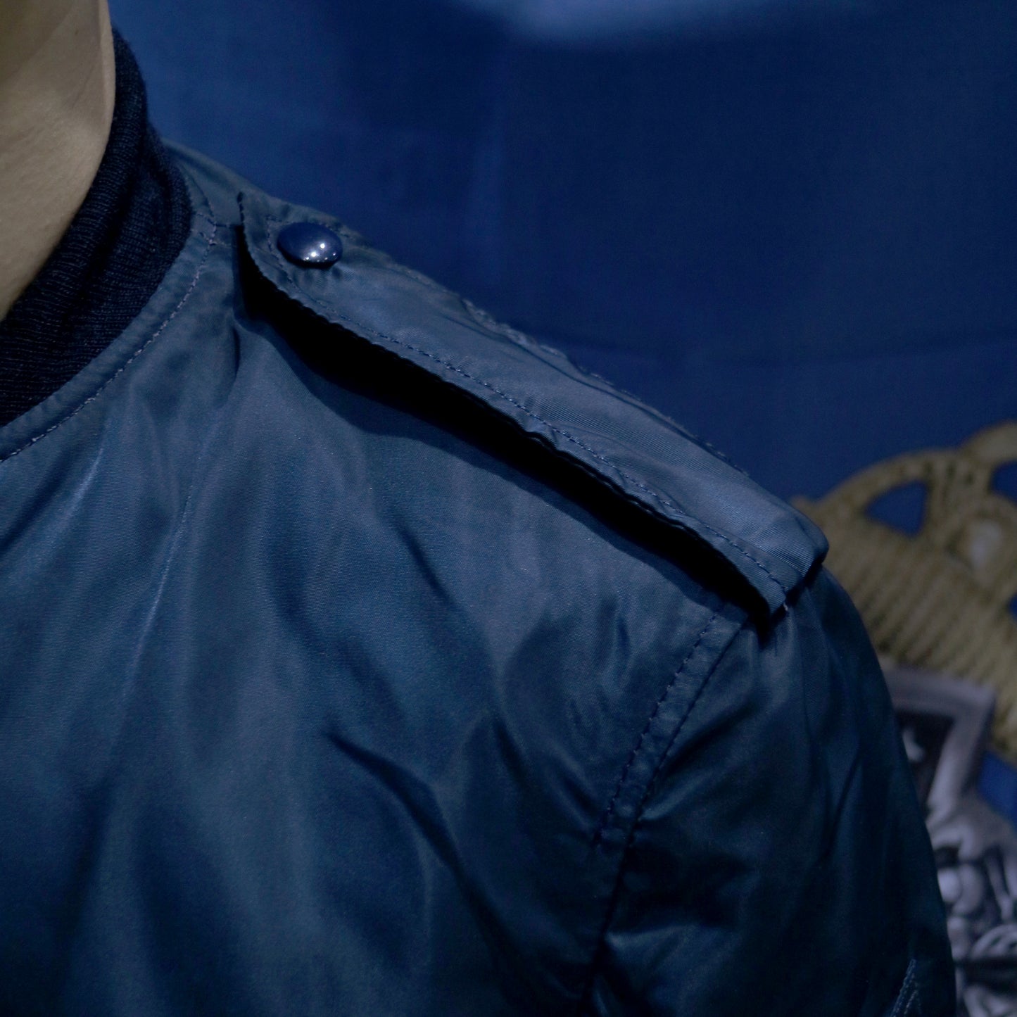 ALPHA USAF L-2B FLIGHT JACKET (NAVY BLUE)