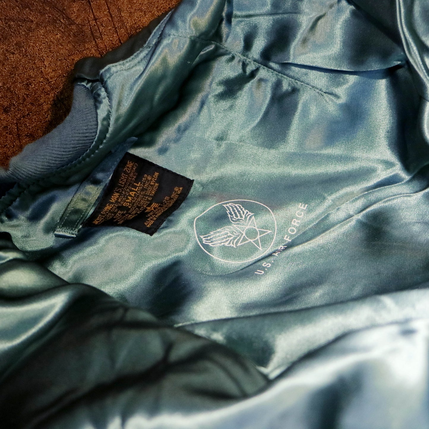 ALPHA USAF L-2B FLIGHT JACKET (TURQUOISE)