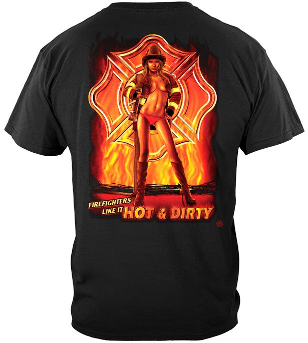 Firefighter Series T-shirt, Fire Maltese (JB99)