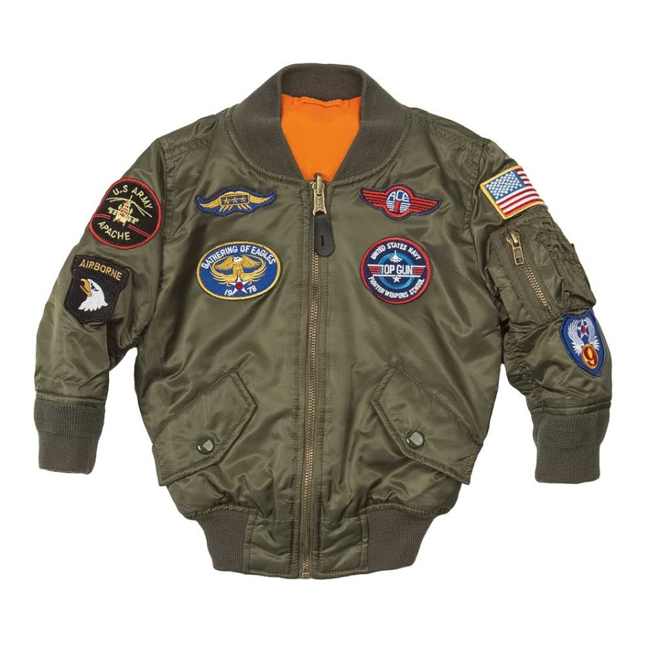 ALPHA MA-1 WITH PATCHES YOUTH