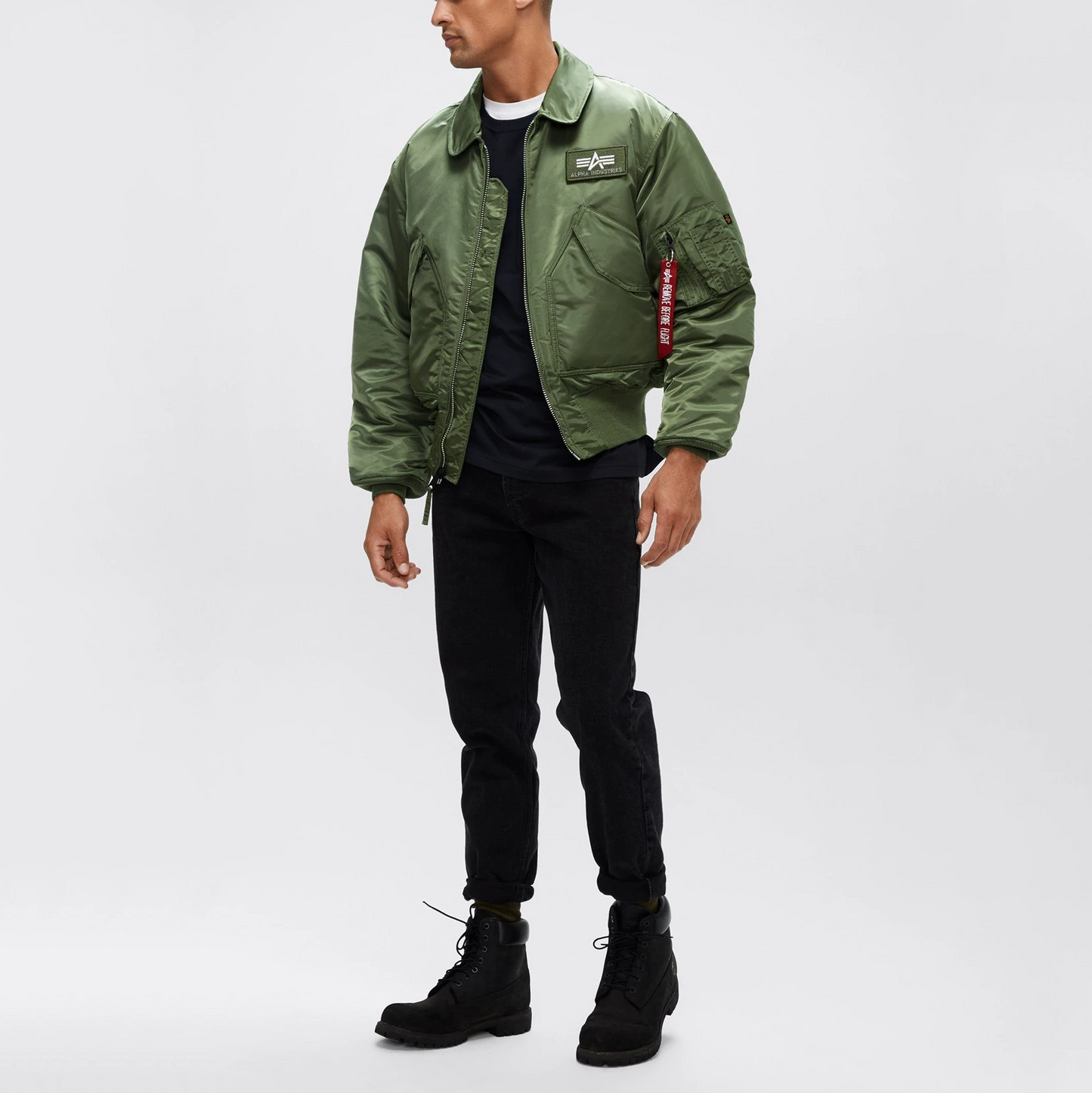 ALPHA CWU 45P FLIGHT JACKET (SAGE)