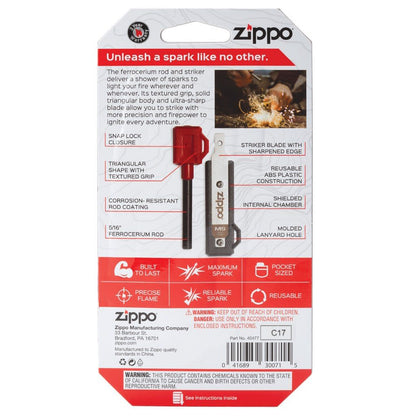 Zippo 高效能鐵鈦打火棒：野外露營必備