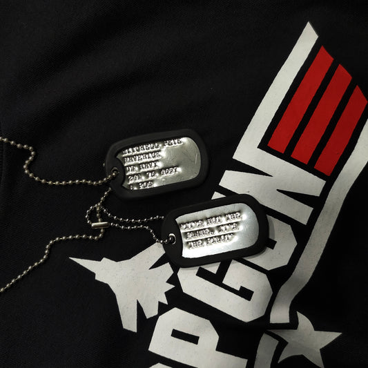 軍用身份識別牌 Dog Tag(Top Gun 紀念限定版)