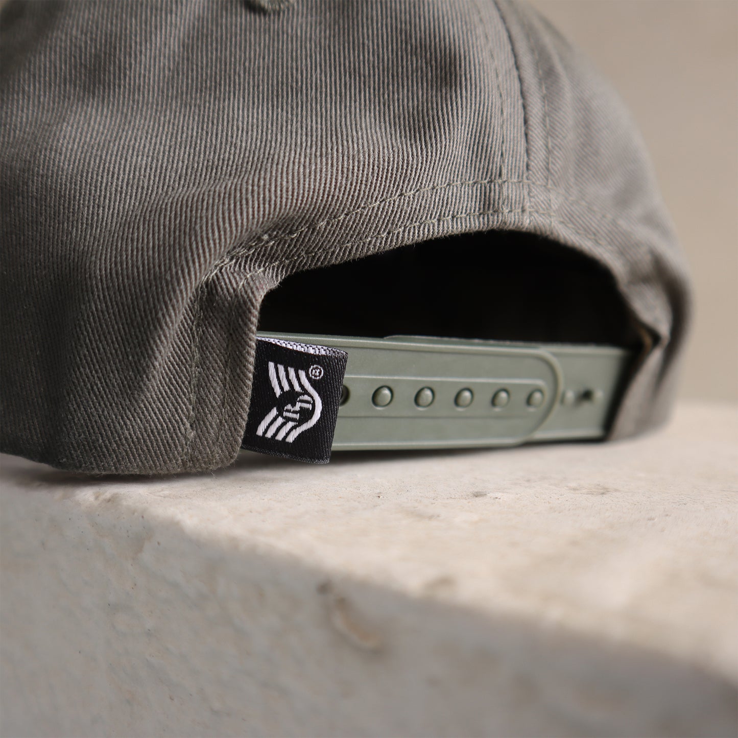 Structured Rubber USA Flag Cap
