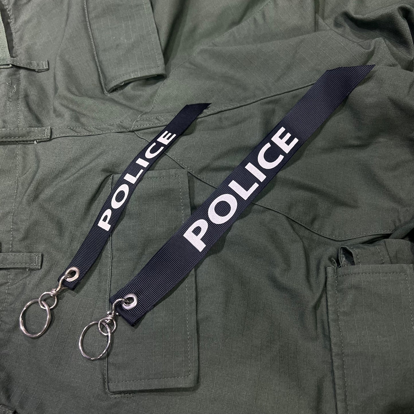Police Nylon Keyring