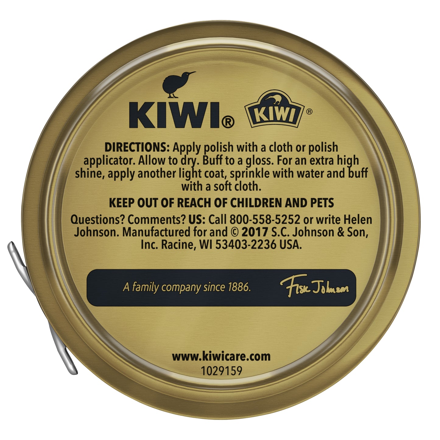 KIWI® Parade Gloss Mirror Shine Wax — Premium Carnauba Leather Shoe Polish