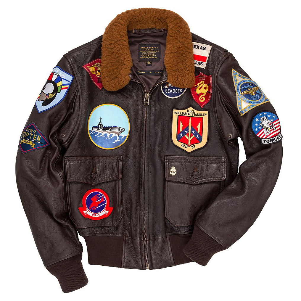 Cockpit Top Gun Maverick G-1 Leather Flight Jacket