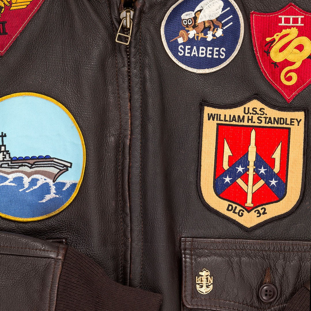 Cockpit Top Gun Maverick G-1 Leather Flight Jacket