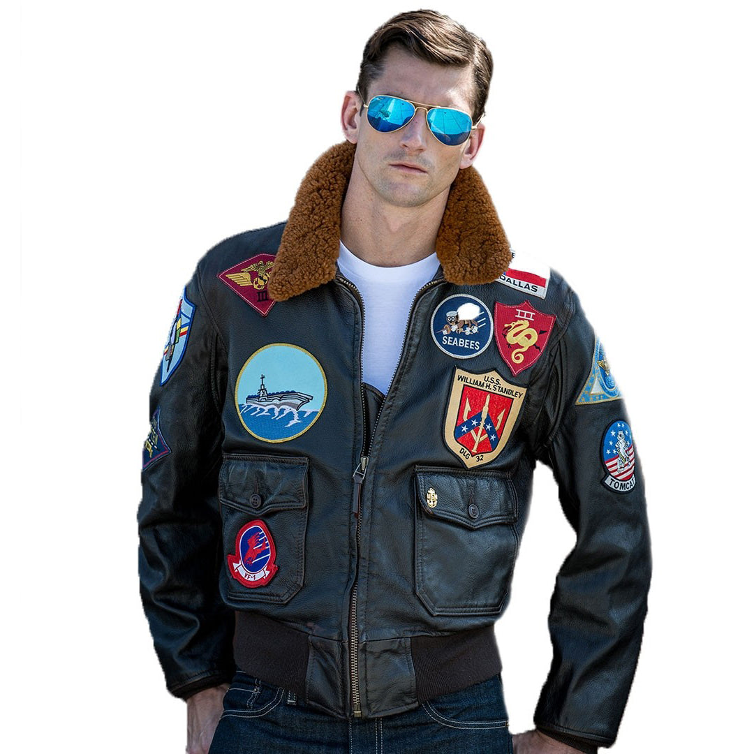 Cockpit Top Gun Maverick G-1 Leather Flight Jacket