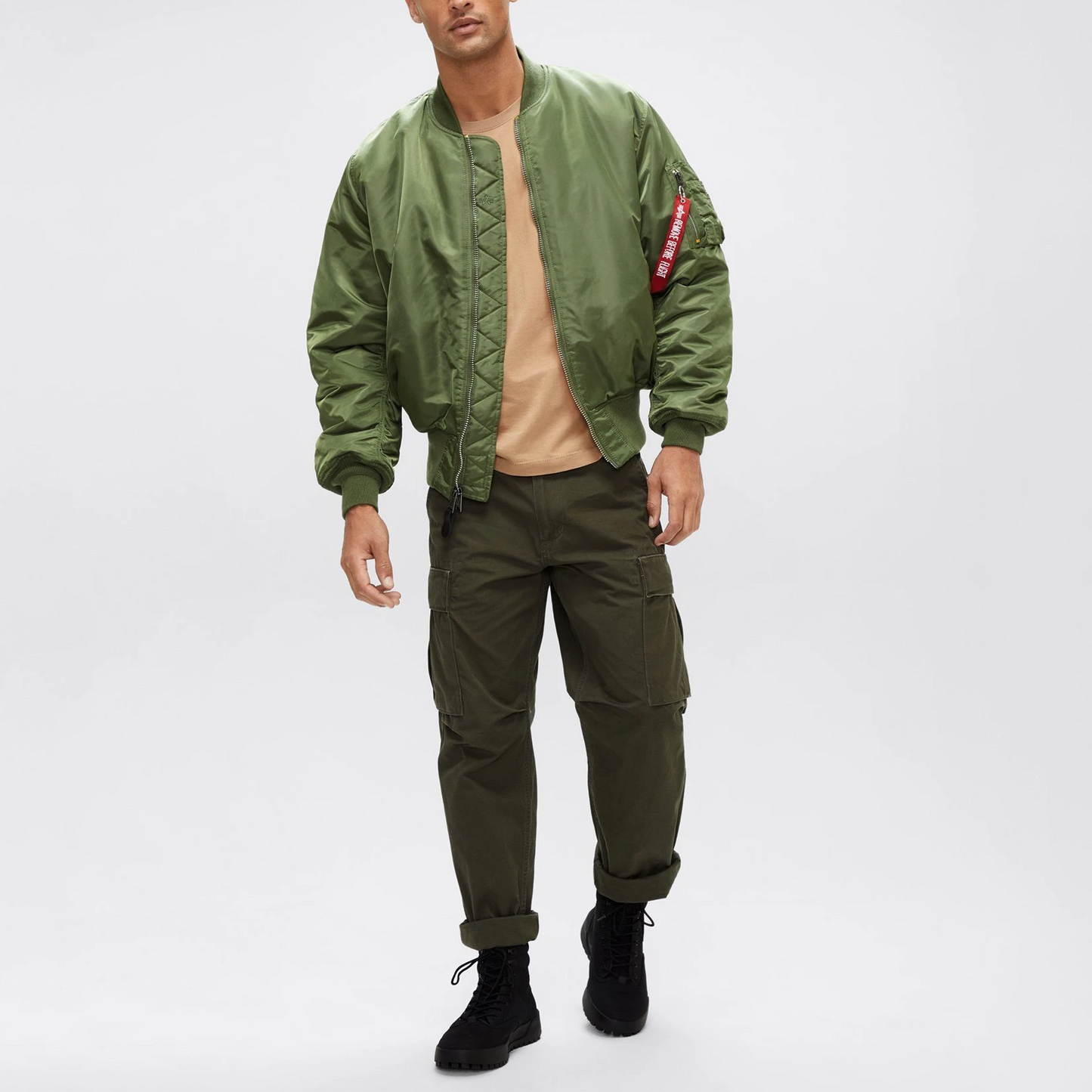 ALPHA MA-1 BLOOD CHIT FLIGHT JACKET
