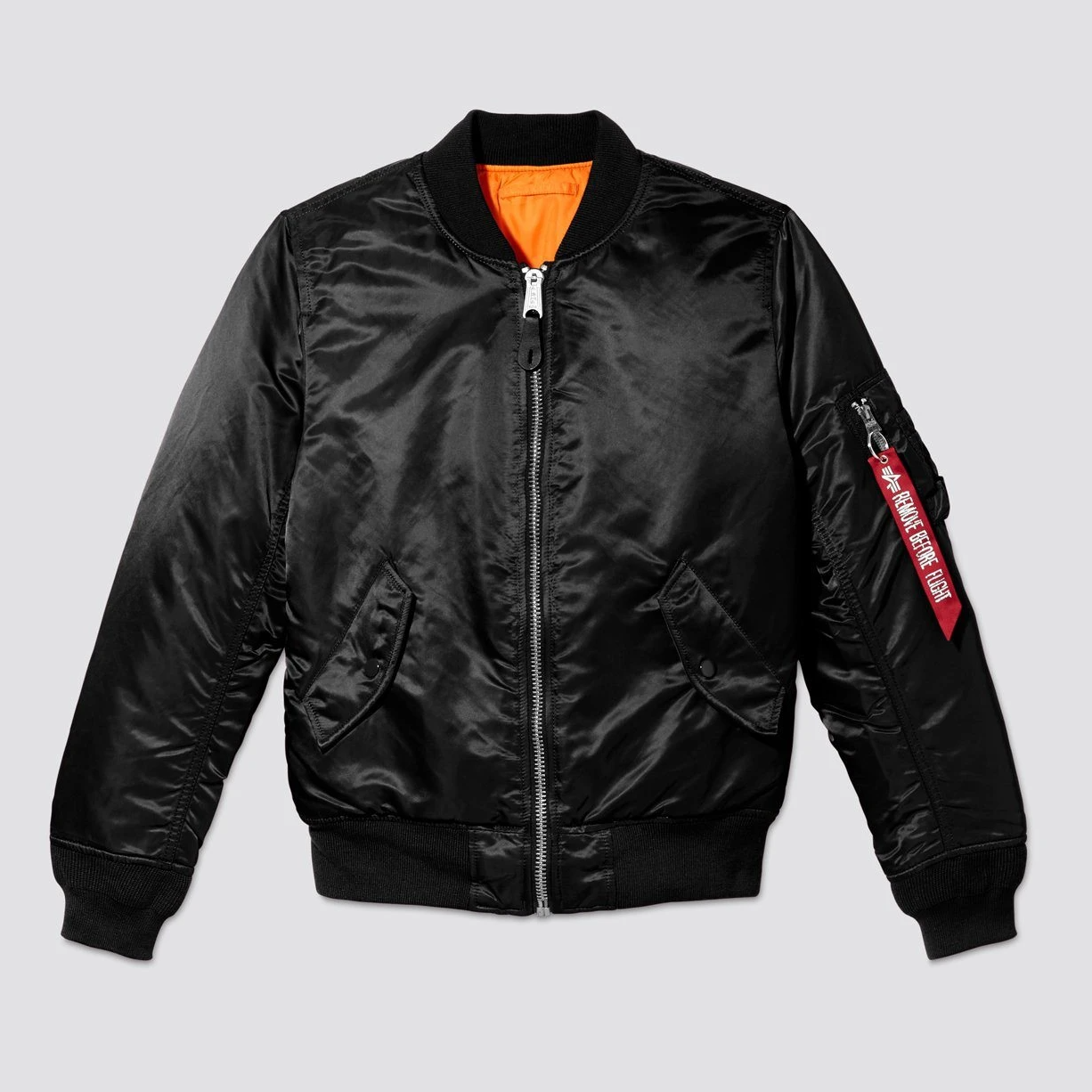 ALPHA MA-1 W FLIGHT JACKET (BLACK) WOMEN