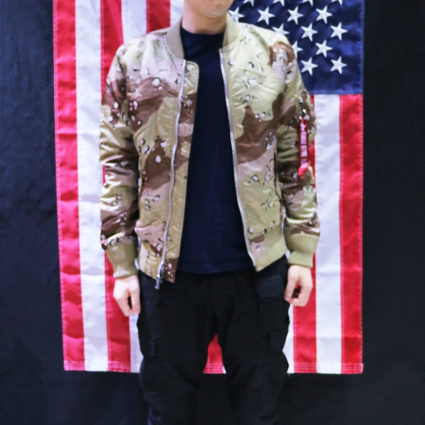 ALPHA MA-1 DOUBLE CAMO FLIGHT JACKET