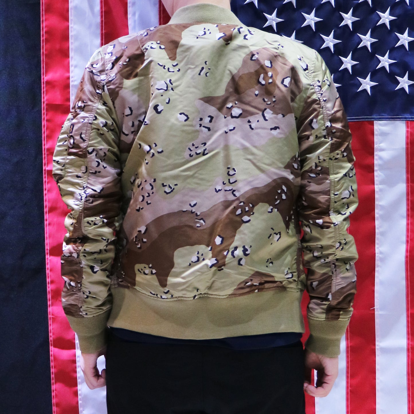 ALPHA MA-1 DOUBLE CAMO FLIGHT JACKET
