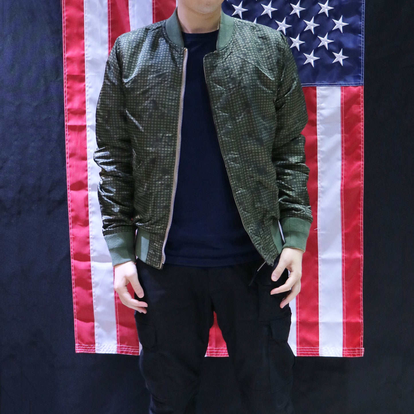 ALPHA MA-1 DOUBLE CAMO FLIGHT JACKET