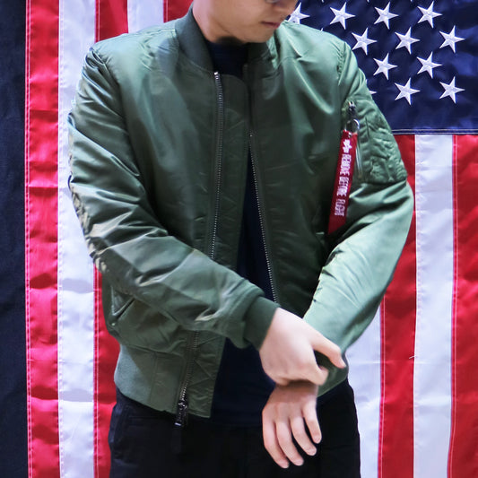 ALPHA MA-1 FLIGHT JACKET (SAGE)