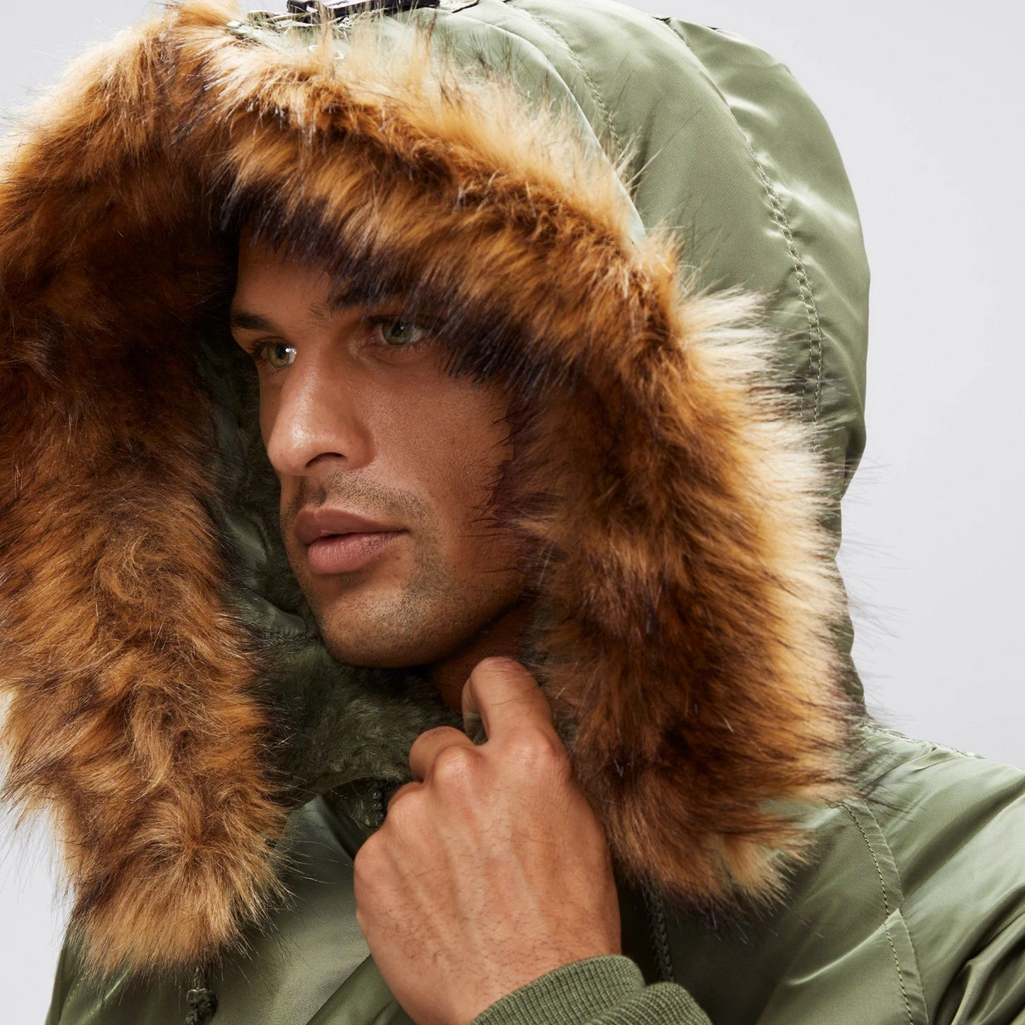 ALPHA N-2B SHORT WAIST PARKA (SAGE)