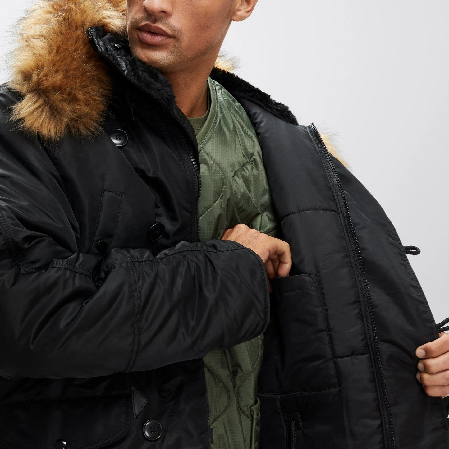 ALPHA N-3B PARKA (BLACK)