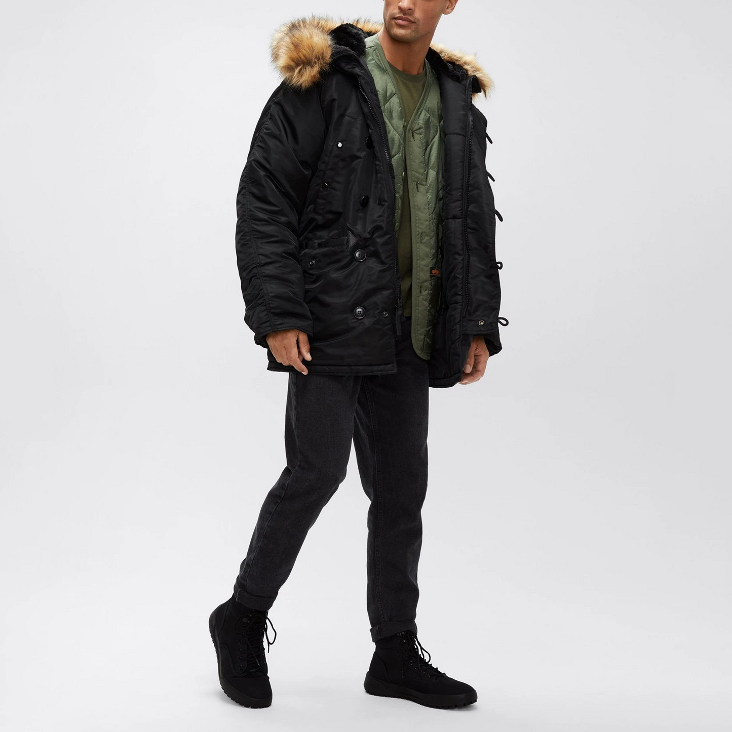 ALPHA N-3B PARKA (BLACK)