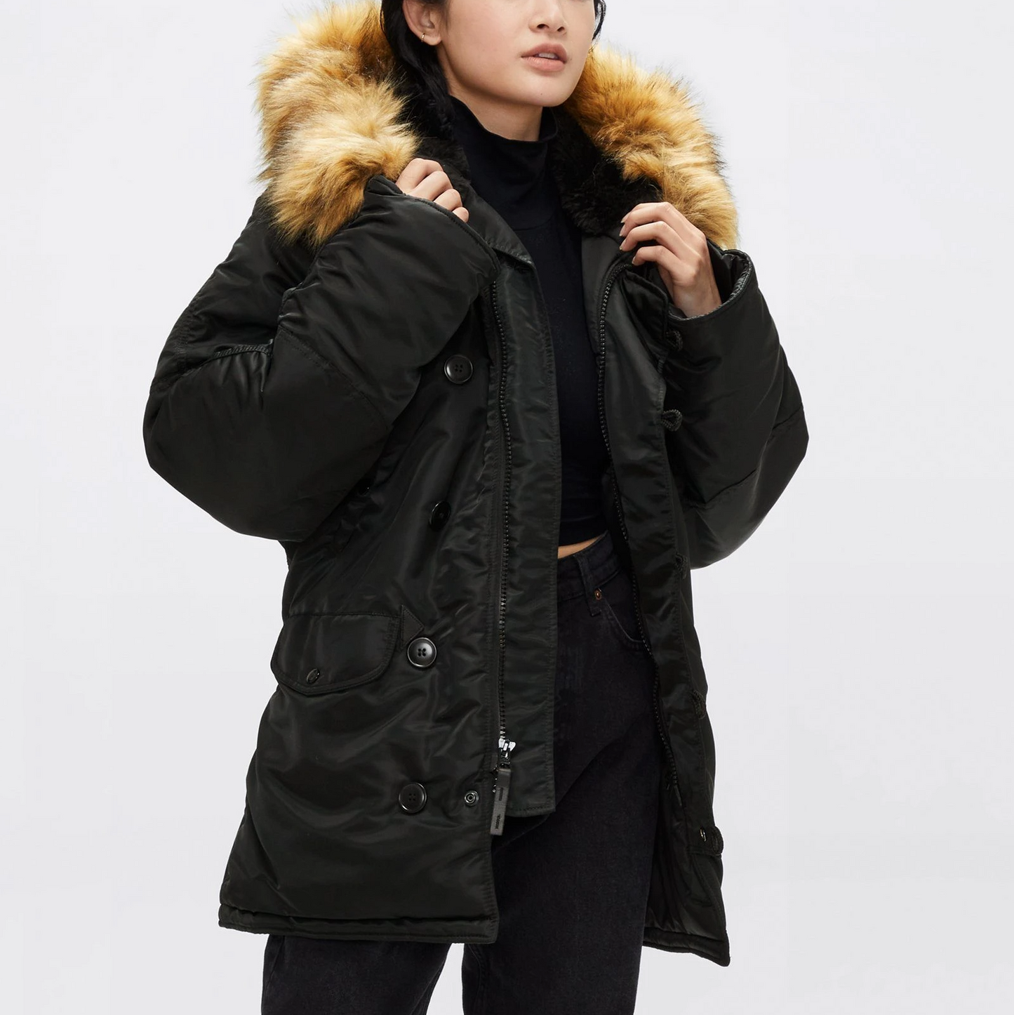 ALPHA N-3B PARKA (BLACK)