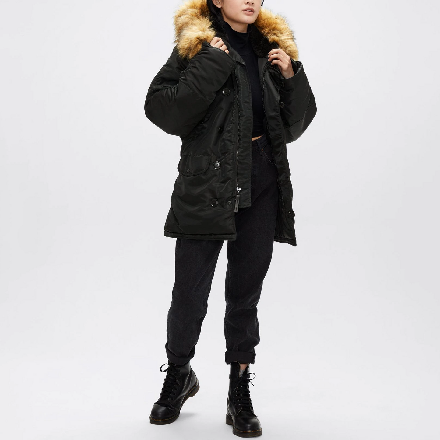 ALPHA N-3B PARKA (BLACK)