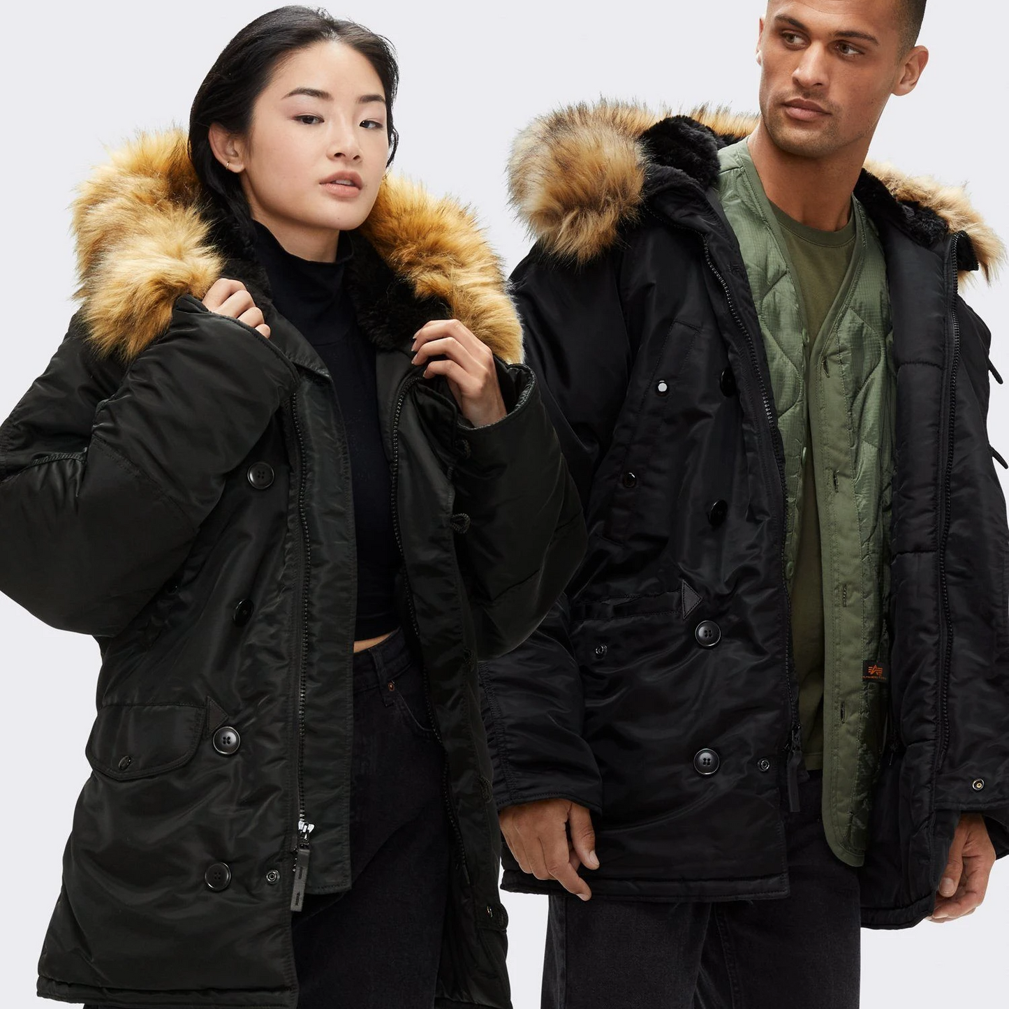 ALPHA N-3B PARKA (BLACK)