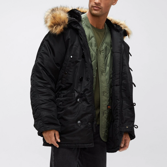 ALPHA N-3B PARKA (BLACK)
