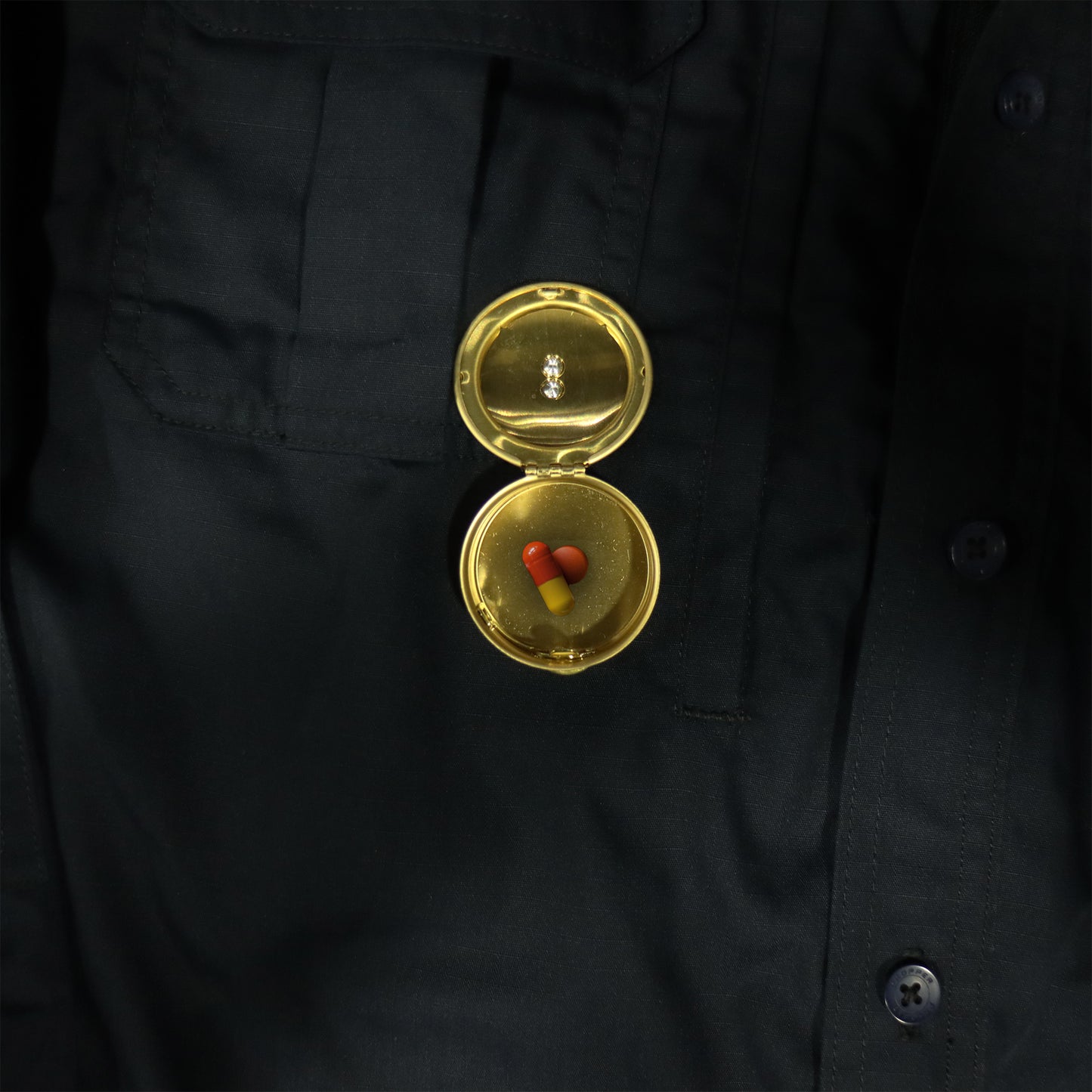 US Badge Pill Box Keepsake
