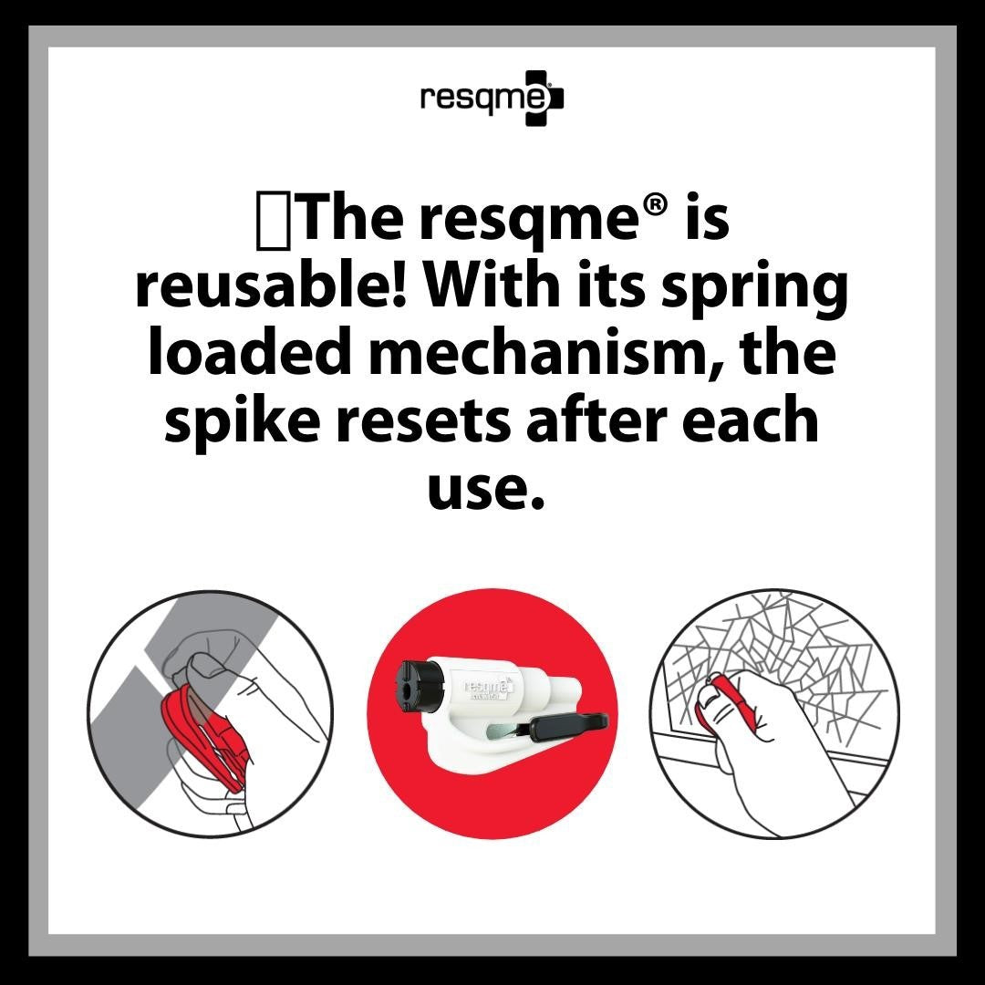 resqme® 車用緊急脫困工具 (安全帶切割/車窗破碎)