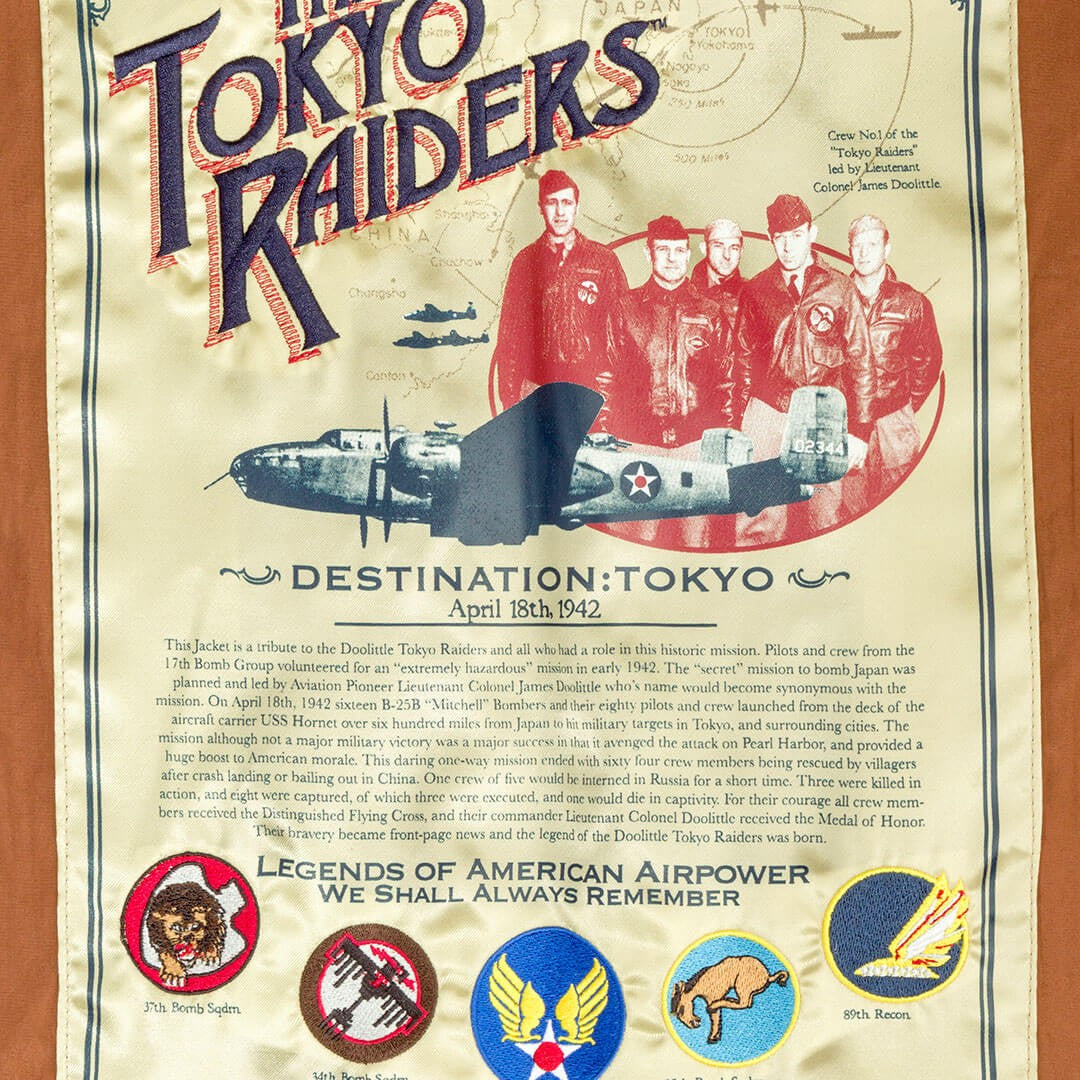 Cockpit Tokyo Raiders™ A-2 Leather Flight Jacket