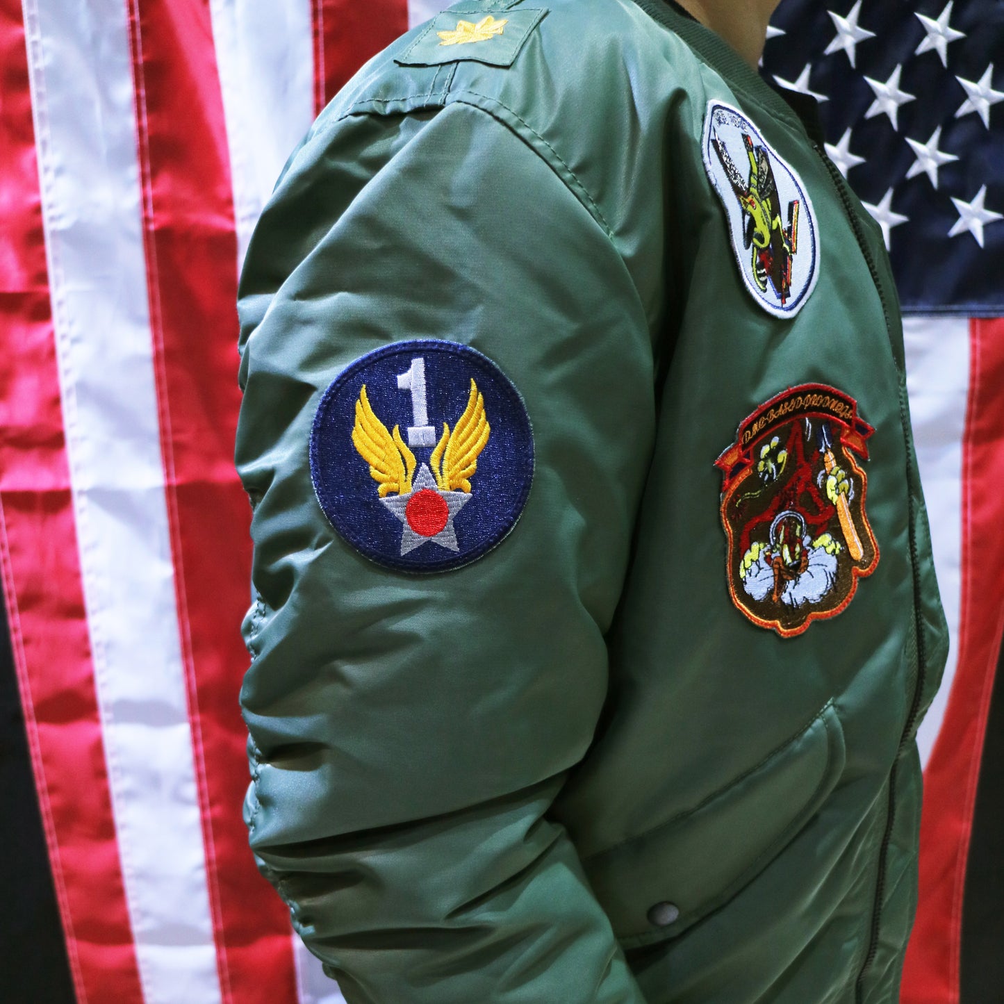 VANCEFLY MA-1 Flight Jacket (Sage)