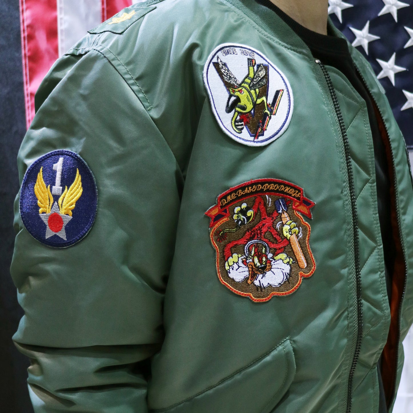 VANCEFLY MA-1 Flight Jacket (Sage)