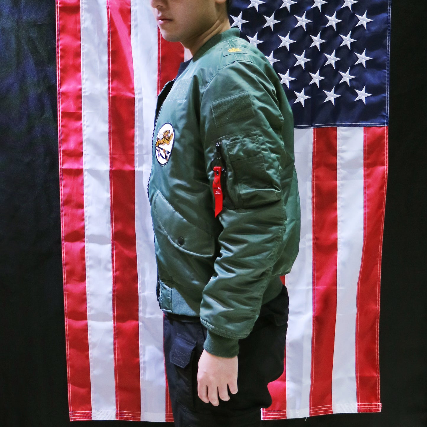 VANCEFLY MA-1 Flight Jacket (Sage)