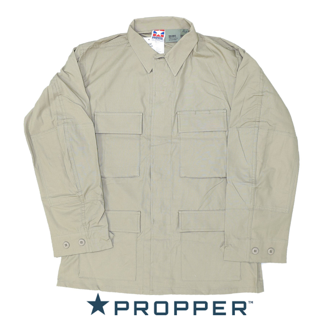 Veste Militaire BDU Propper - Coupe Mixte, Polycoton Ripstop, 4 Poches, Résistante - 11