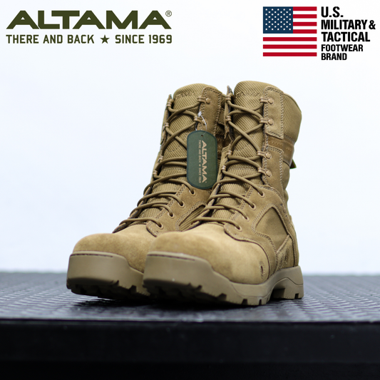 美國 Altama 10.5" 側拉鍊安全頭突擊軍靴