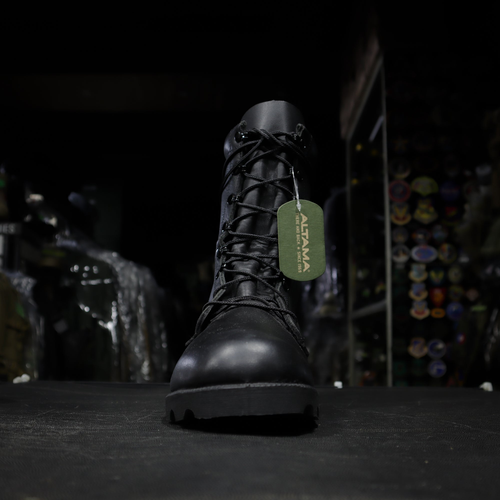 Altama leather shop combat boots