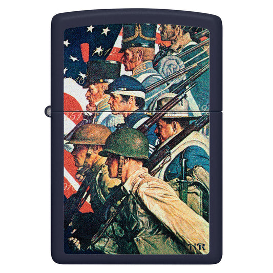 Zippo Norman Rockwell 經典畫作系列防風打火機：記錄美國陸軍的歷史 #78