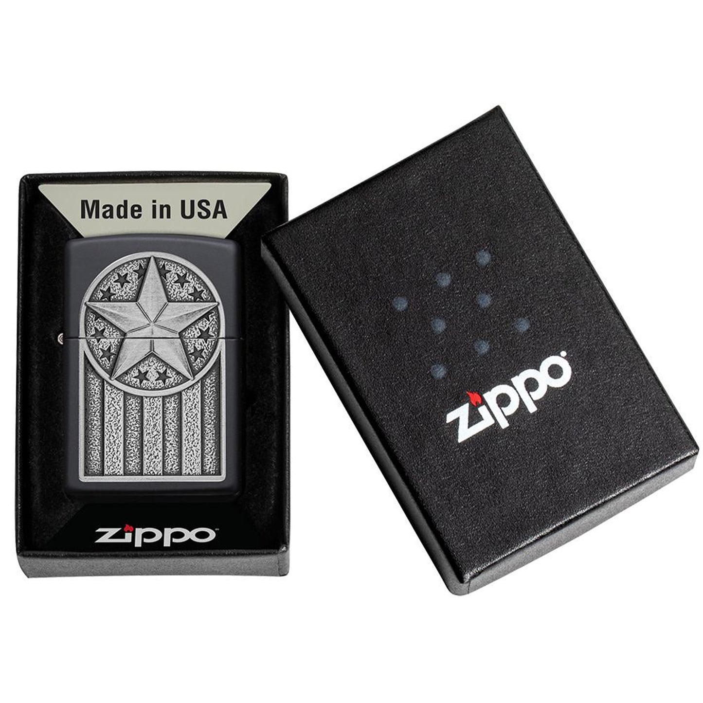 Zippo American Metal Emblem Lighter #36