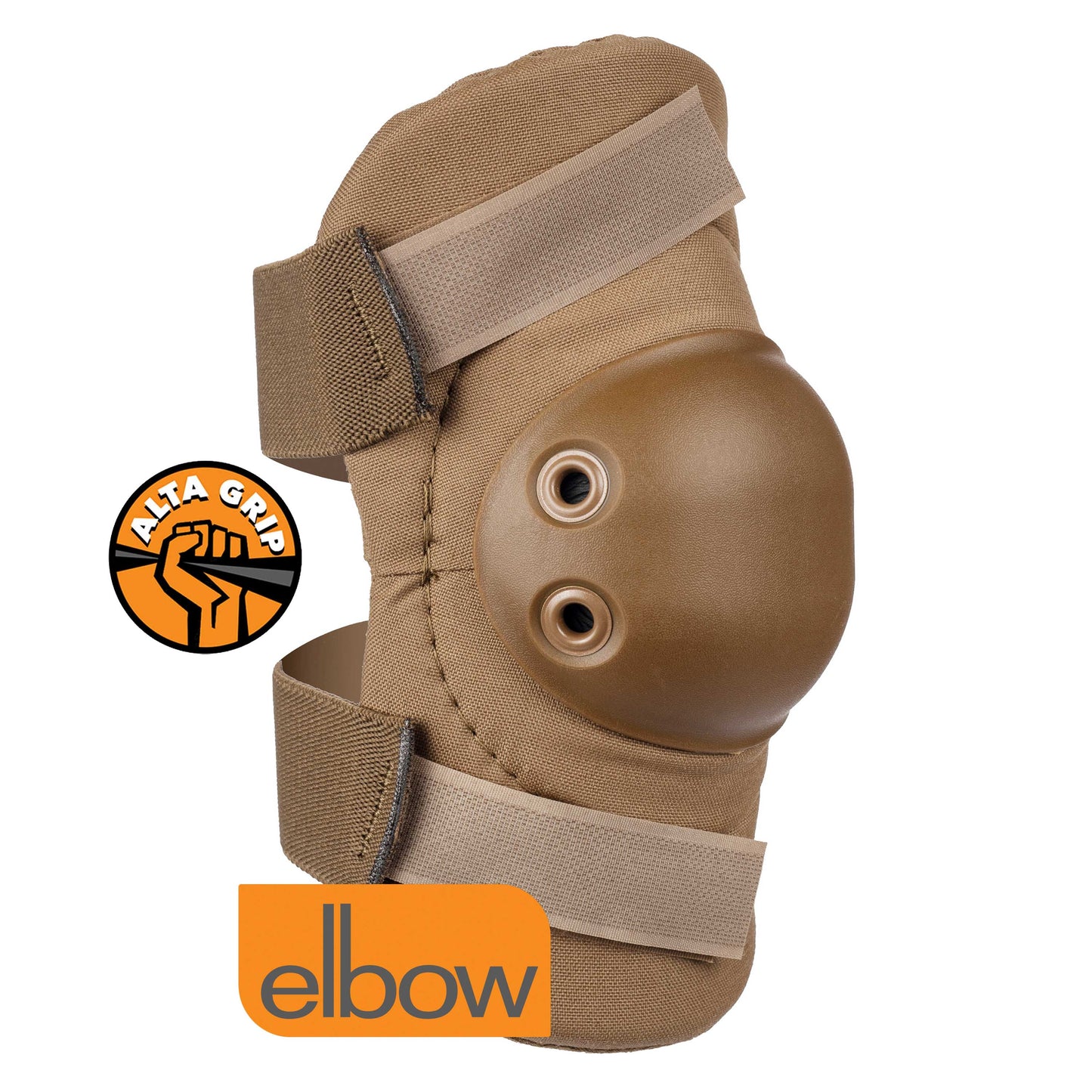 AltaFLEX™ 護肘墊 - 強效防護，AltaGRIP™ 專利技術