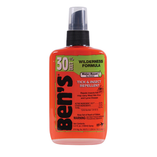 美國 Ben's 30 DEET 防蚊防蜱噴霧｜長效 8 小時 戶外驅蚊防護