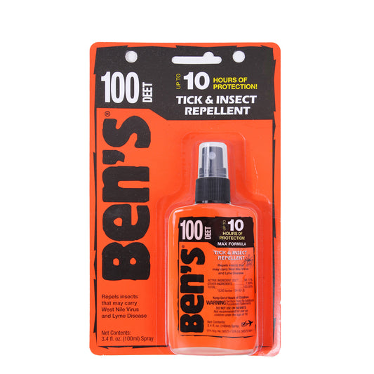 美國 Ben's 100 Max DEET 防蚊防蜱噴霧