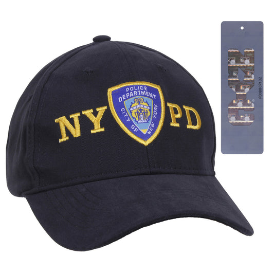 Rothco NYPD 官方授權徽章低帽冠刺繡帽