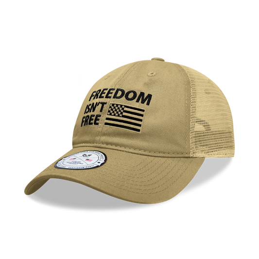 "Freedom isn't free" Relaxed Trucker Cap