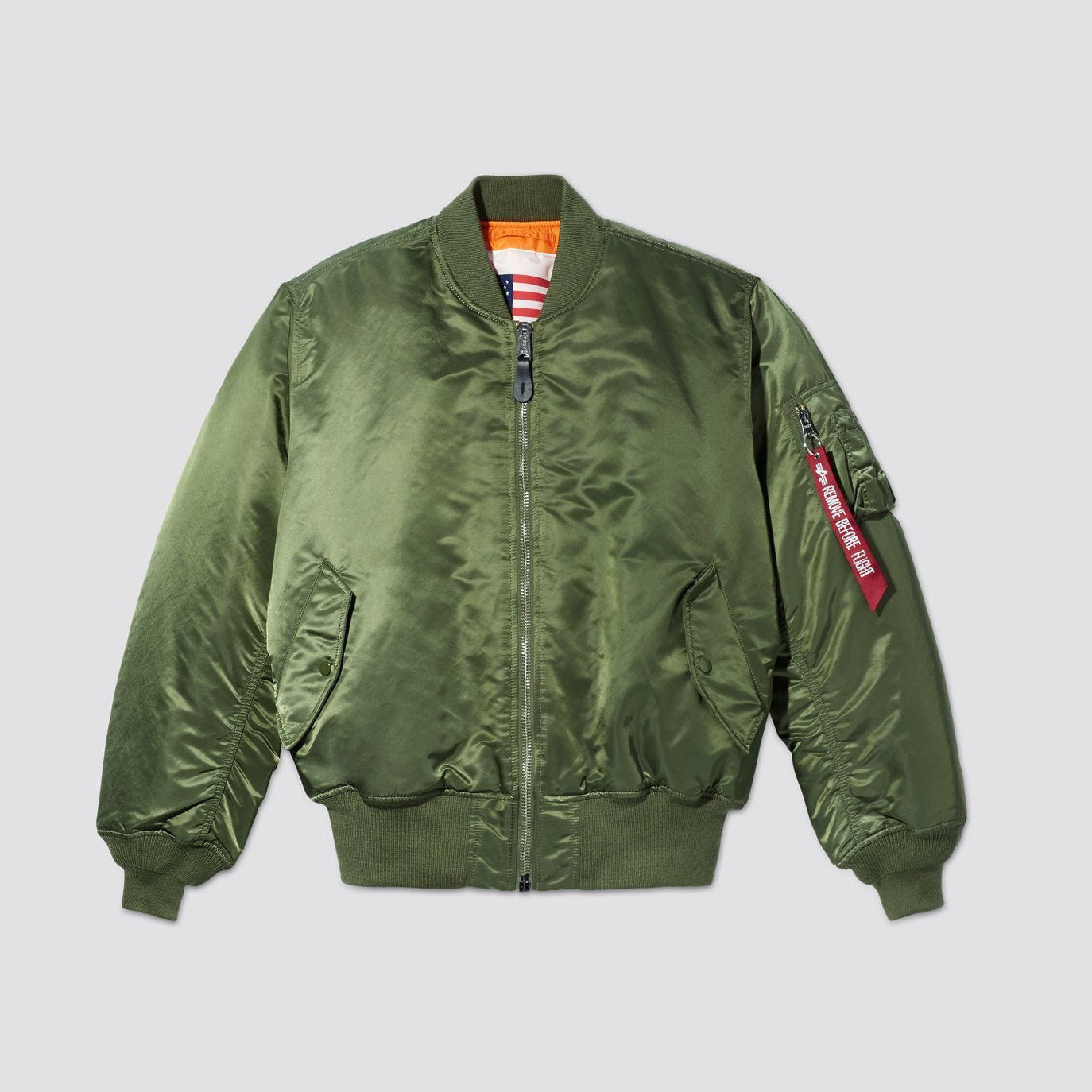 ALPHA MA-1 BLOOD CHIT FLIGHT JACKET