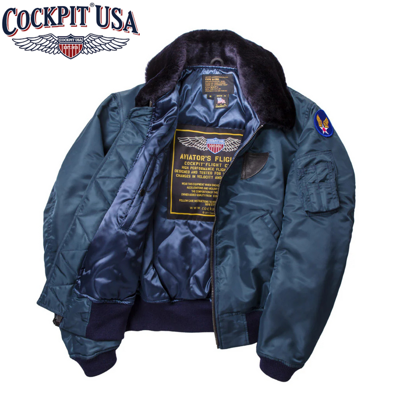 Cockpit B-15 Nylon Bomber Jacket