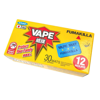 Fumakilla VAPE 12-Hour Mosquito Repellent Mats 30pcsLeading brand since 1890 3army store Fumakilla VAPE 12-Hour Mosquito Repellent Mats 30pcsLeading brand since 1890 3army store