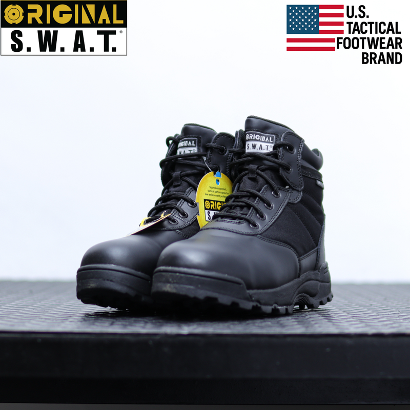 Original S.W.A.T. Classic 6" Side-Zip 防水安全頭戰術靴