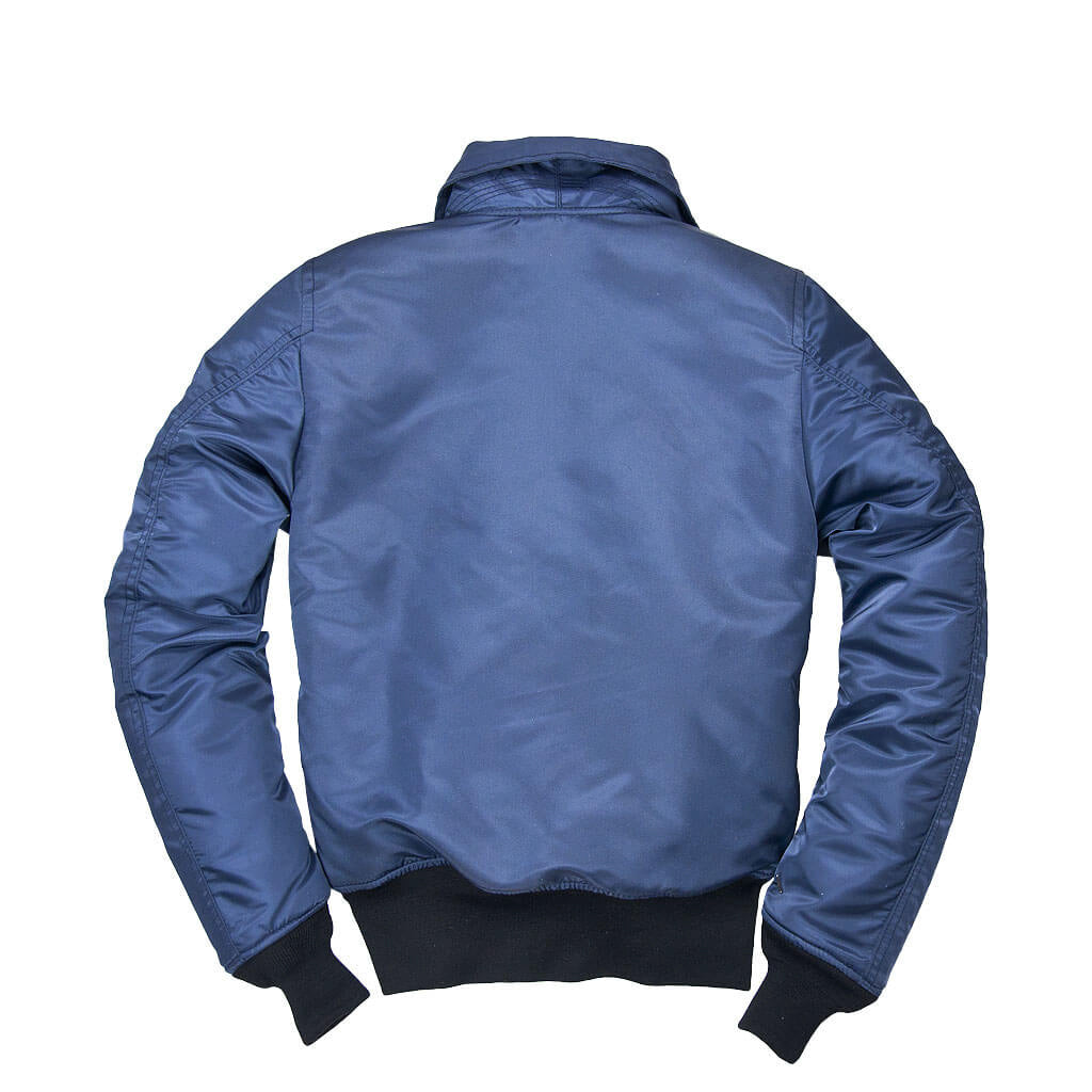 CPT store Cockpit USA Blue Nylon Pilots Bomber Jacket