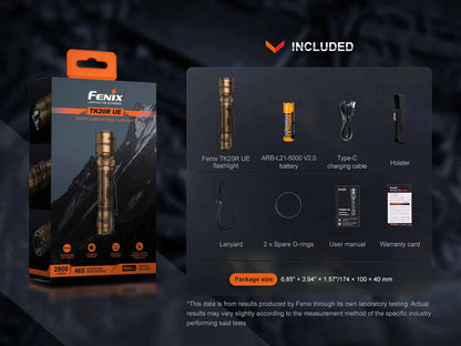 Fenix TK20R UE Rechargeable Flashlight