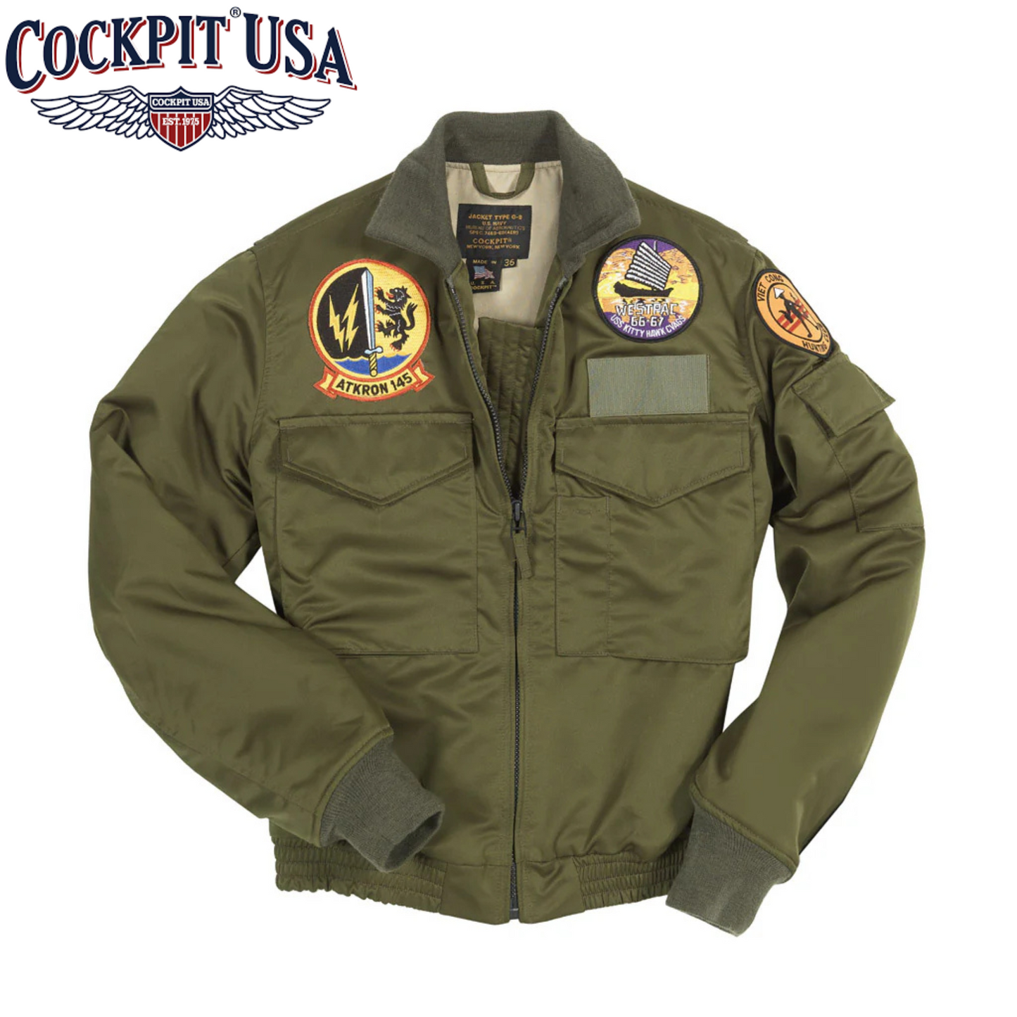 Cockpit USA WEP Vintage Vietnam Marine Aviator’s Jacket