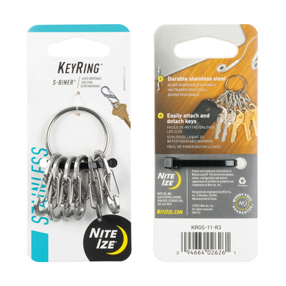 Nite Ize KeyRing Steel S-Biner®